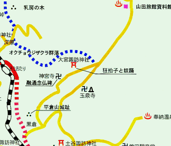 大宮諏訪神社とその周辺の地図