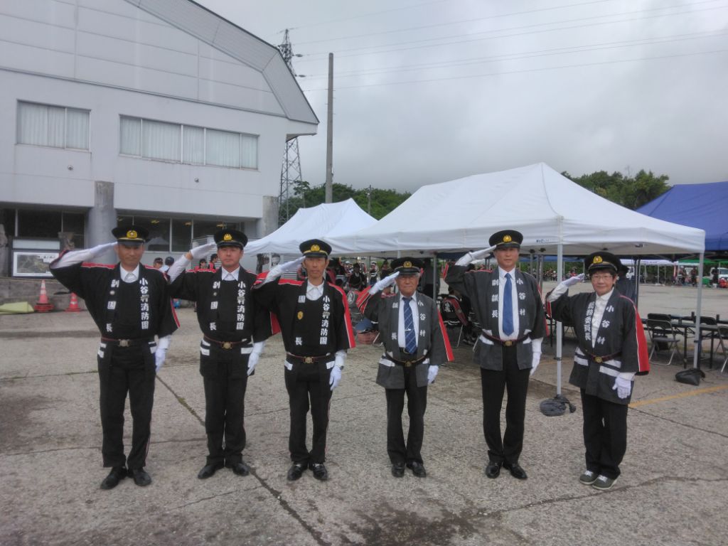 小谷村消防団ポンプ操法大会