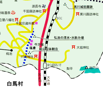 塩倉周辺の地図