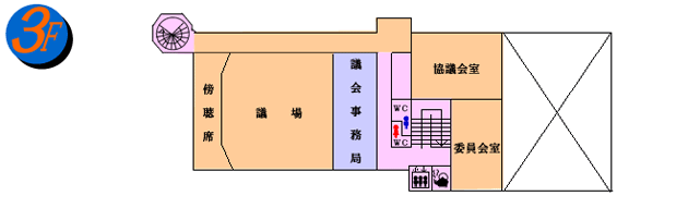 役場平面図3階