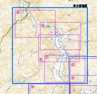 北小谷地区全体図