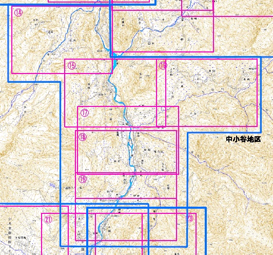 中小谷地区　全体図