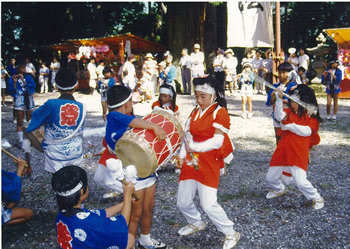 大宮諏訪神社狂拍子と奴踊り2