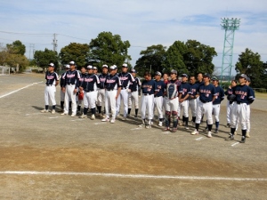 小谷と菊川の軟式野球試合画像1