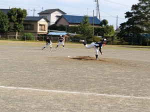 小谷と菊川の軟式野球試合画像8